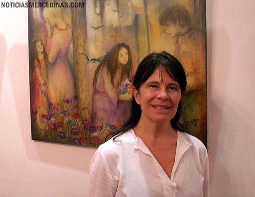 Se presenta en sociedad la artista Ana Celia Quintana que es autodidacta y 